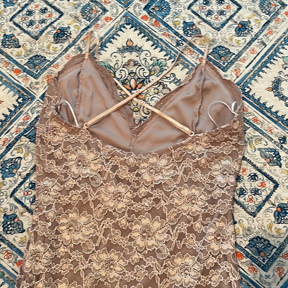 Sexy rose gold lace dress - Picture 7 of 7